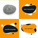 DS - Steel sponges 3 pcs pot sponges 8 x 3 cm