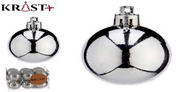 Krist - Christmas balls PVC Silver Color 5cm - 12pcs
