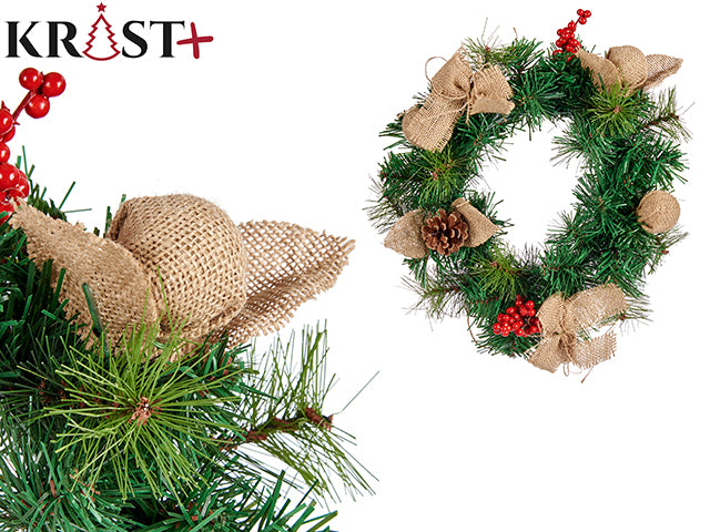 Krist - Christmas wreath with pine details 30 cm