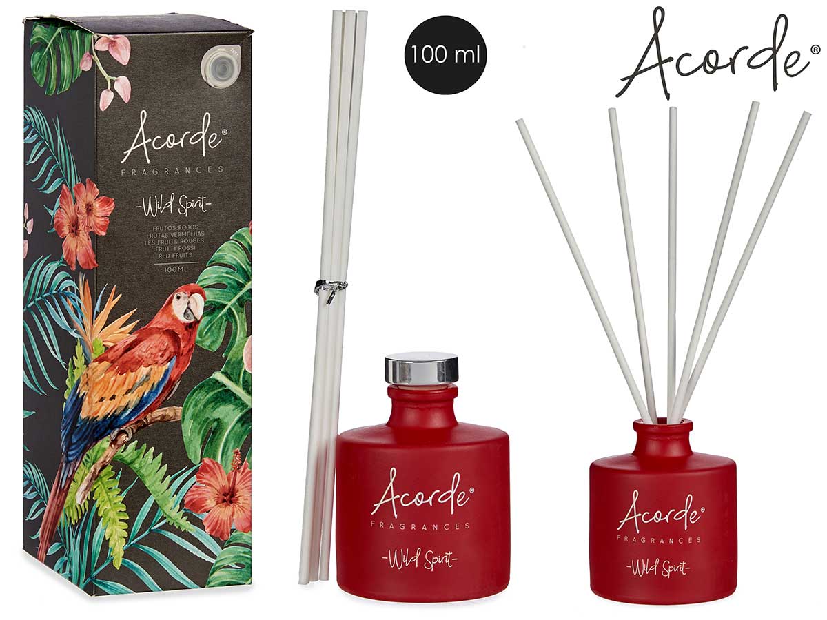 Acorde - Røgelsespinde i glas flydende aroma gaveæske 100ml Kanel