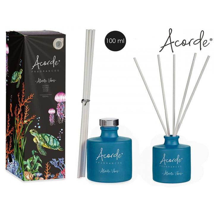 Acorde - Røgelsespinde i glas flydende aroma gaveæske 100ml Ocean