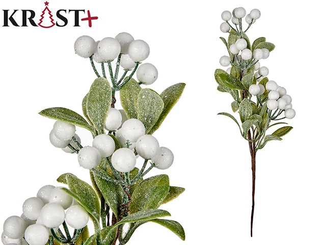 Krist - Berry Branch With Balls - White