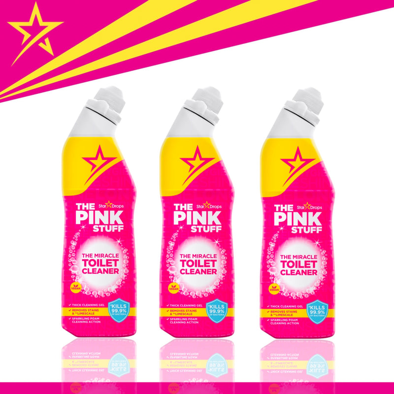 The Pink Stuff - Set of 3 toilet cleaners - 750ml