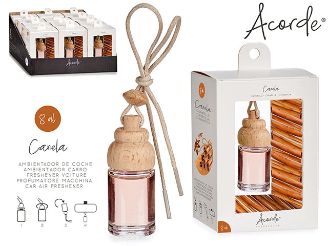 Acorde - Aromaglas på reb. bilduft format 8ml Kanel