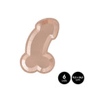 Oh-Plates - Rose gold Paper plates 6 pcs 15.5x26.5cm