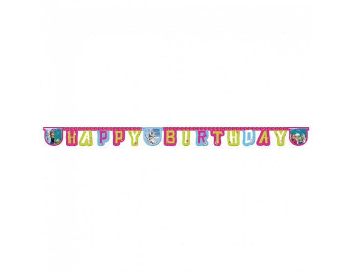 Disney - Frozen Fødselsdags Banner - Dollarstore.dk