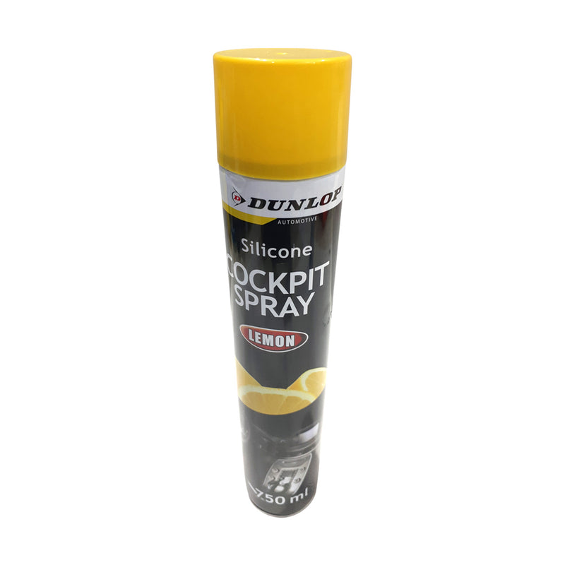 Dunlop - 750ml cockpit silicone spray med citron aroma 