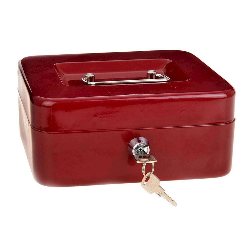 Lock-Down - Metal Money Box 20x16x9cm with coin tray