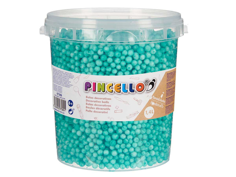 Pincello - Polystyren kugler 1,4 liter Grøn 