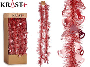 Krist - Garland 200x9cm - Metallic Pink Color With Bells
