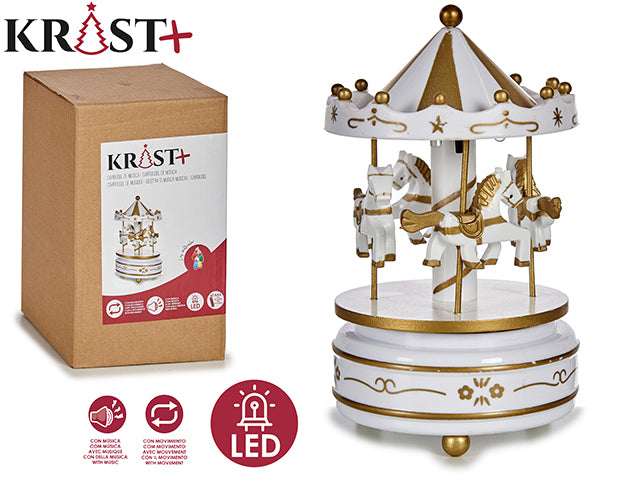Krist - Carousel with classic function, turns and plays sound.