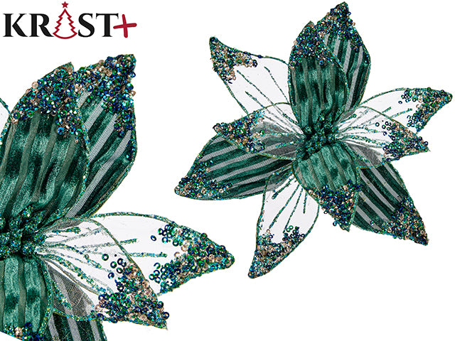 Krist - Christmas tree decoration - Green Theme 25x7cm