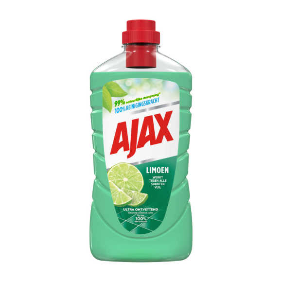 Ajax - Floor cleaner Bottle 1000ml - Lime Aroma