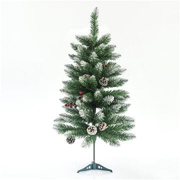 Krist - Kunstig Juletræ 90cm m. Fyrrerøde Bær & Sne