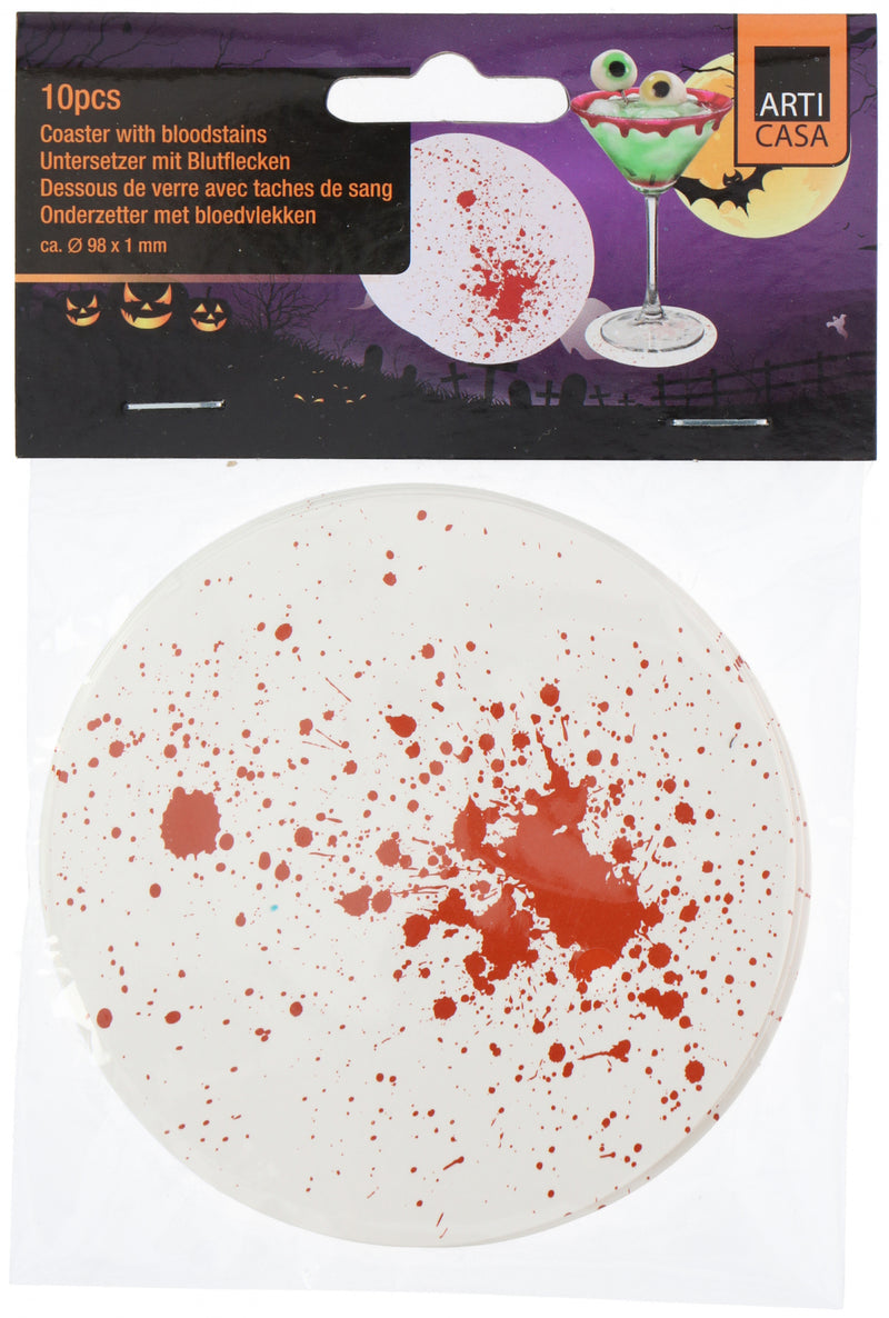 ArtiCasa - glas skåner med blod design 10stk