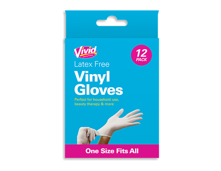 Vivid - Vinyl Gloves 12pcs Universal Size