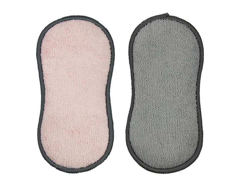 Vivid - Scrubbing &amp; Cleaning Cloths 2-in-1 Microfiber Pads 2pcs