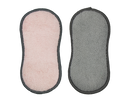 Vivid - Scrubbing &amp; Cleaning Cloths 2-in-1 Microfiber Pads 2pcs