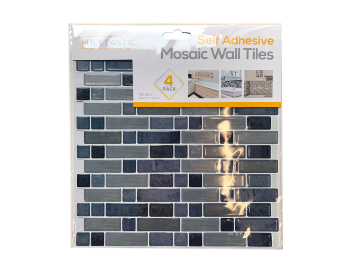 Dette vægflisemærkat måler 26 cm x 26 cm og tilbyder en hurtig og nem installation med en højglans finish. Hver wallsticker har en holdbar PVC-konstruktion, der er superstærk & monterinslet. 