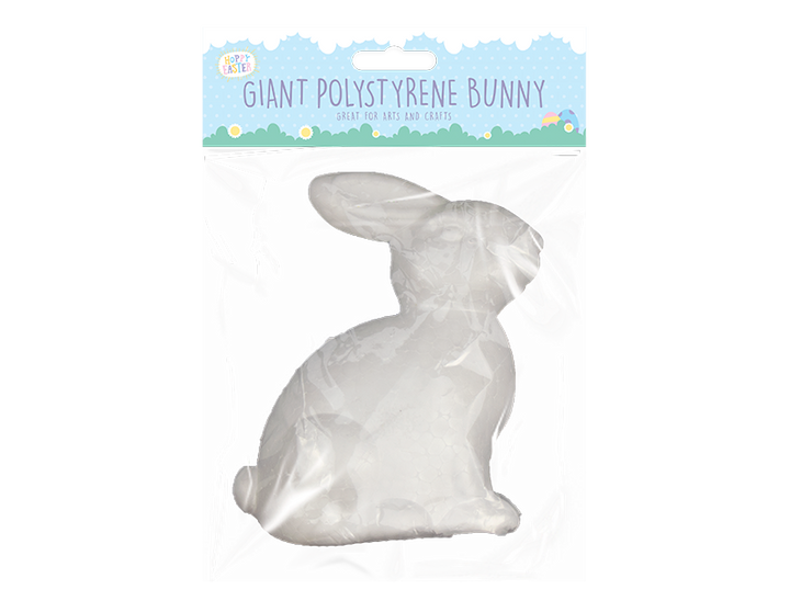 Hoppy easter - Påske skumfigur lavet af flamingo ca18x9cm