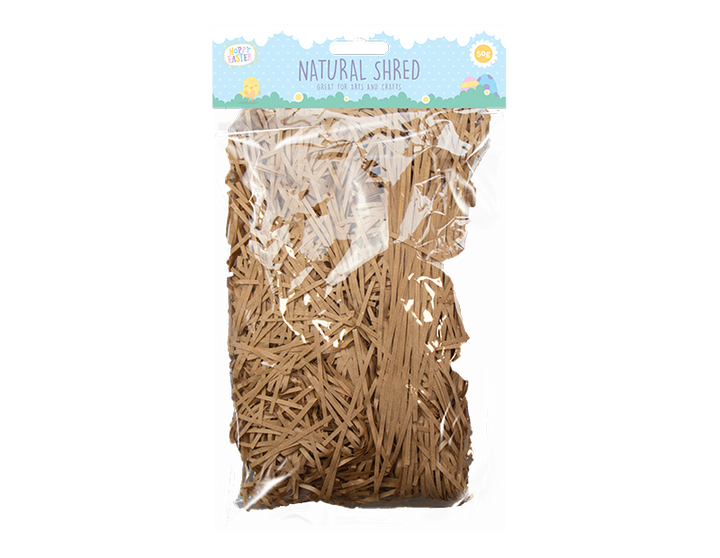 Dette naturlige silkepapir er fantastisk til at tilføje tekstur og dimension til påskehæmmere, motorhjelme gaveposer og meget mere. Med dette naturlige makuleringspapir er de kreative muligheder uendelige. Hver pose brunt strimlet silkepapir måder 50gr.