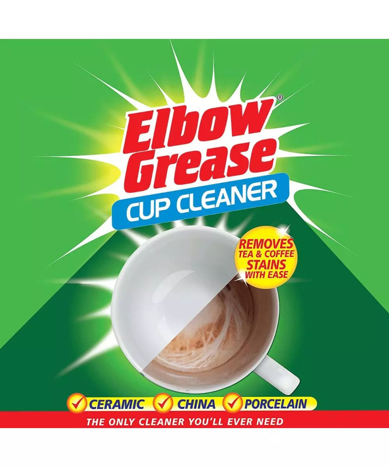 Elbow Grease - Coffee Cleaner - Removes Coffee &amp; Tea Stains 350g Powder