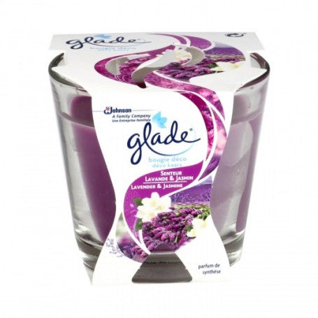 Glade Scented Candles in Glass 70g - Lavender &amp; Jasmin