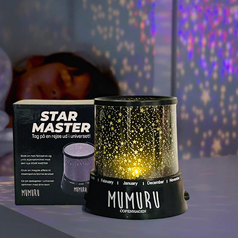 Mumuru - Star &amp; Moon Night Lamp Battery Powered Starry Sky