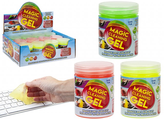 Magic cleaning gel - Sticky slime with aroma 160gr