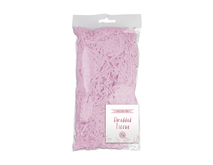 Amazing mum - Pink silkepapirstrips 25gr