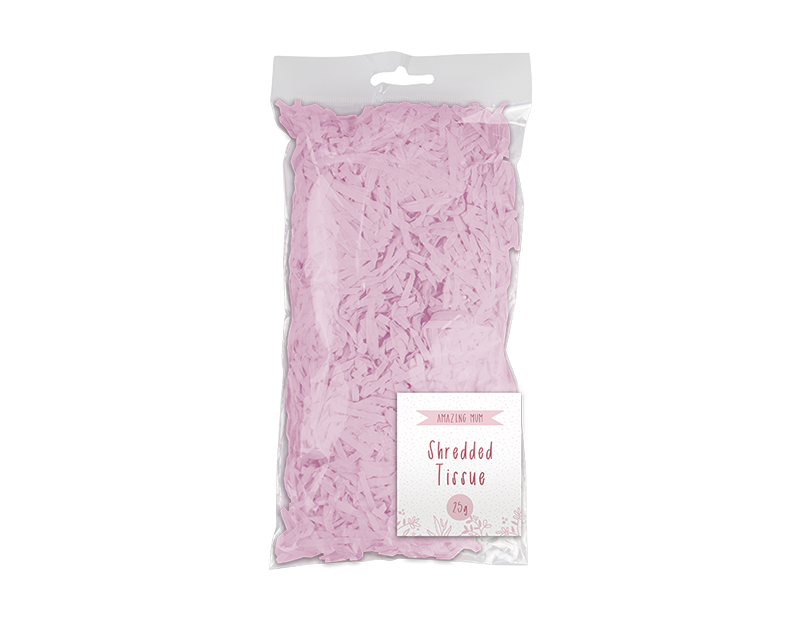 Amazing mum - Pink silkepapirstrips 25gr