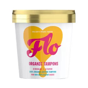 Here We Flo Tampons U. Applicator - 16pcs - Organic 