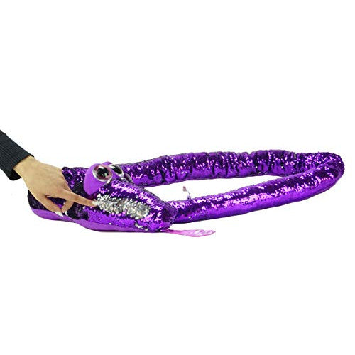 Sequin Glitzies - Magic Snake Teddy Bear 100cm (Choose Color)