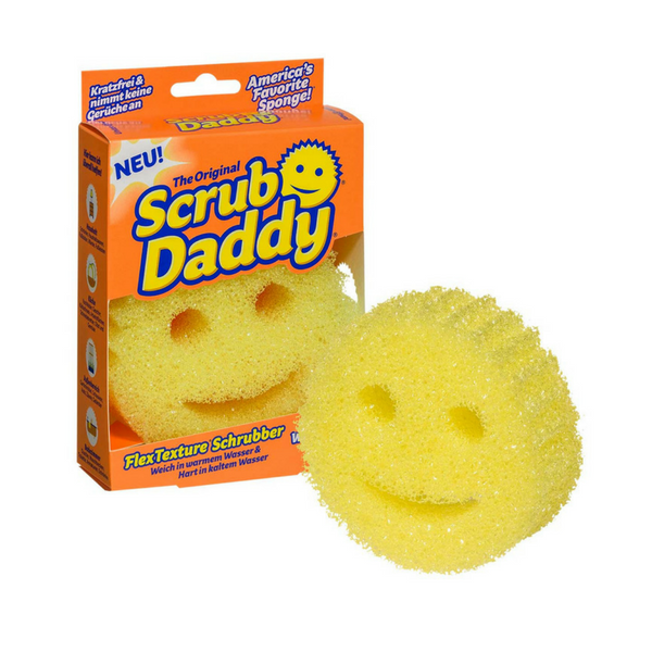 THE ORIGINAL Scrub Daddy Non-Scratch FlexTexture Dish Sponge YELLOW Smiley  Face